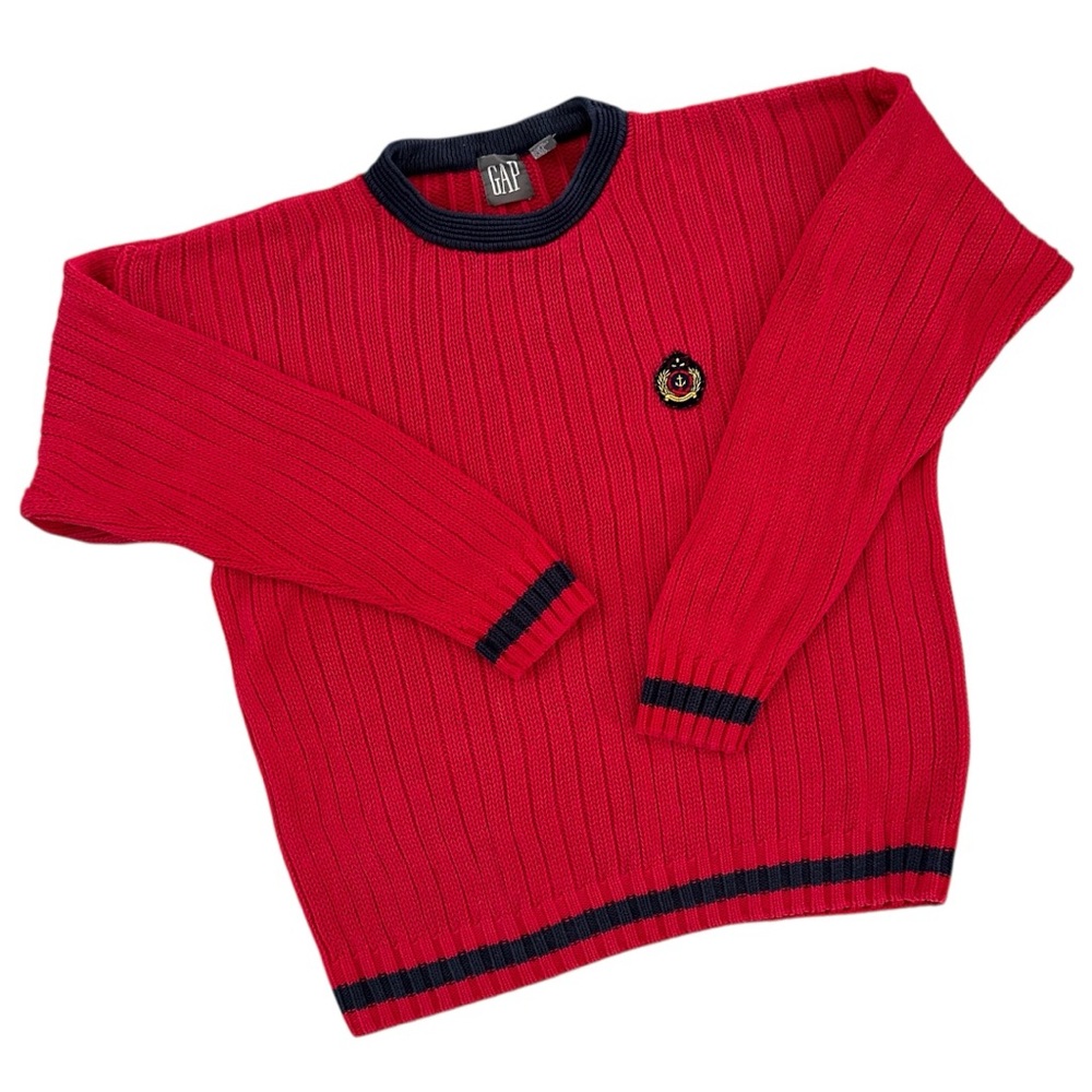 Vintage 90’s GAP Oversized Varsity Unisex Sweater Size L (Could fit 2XL or XXL)